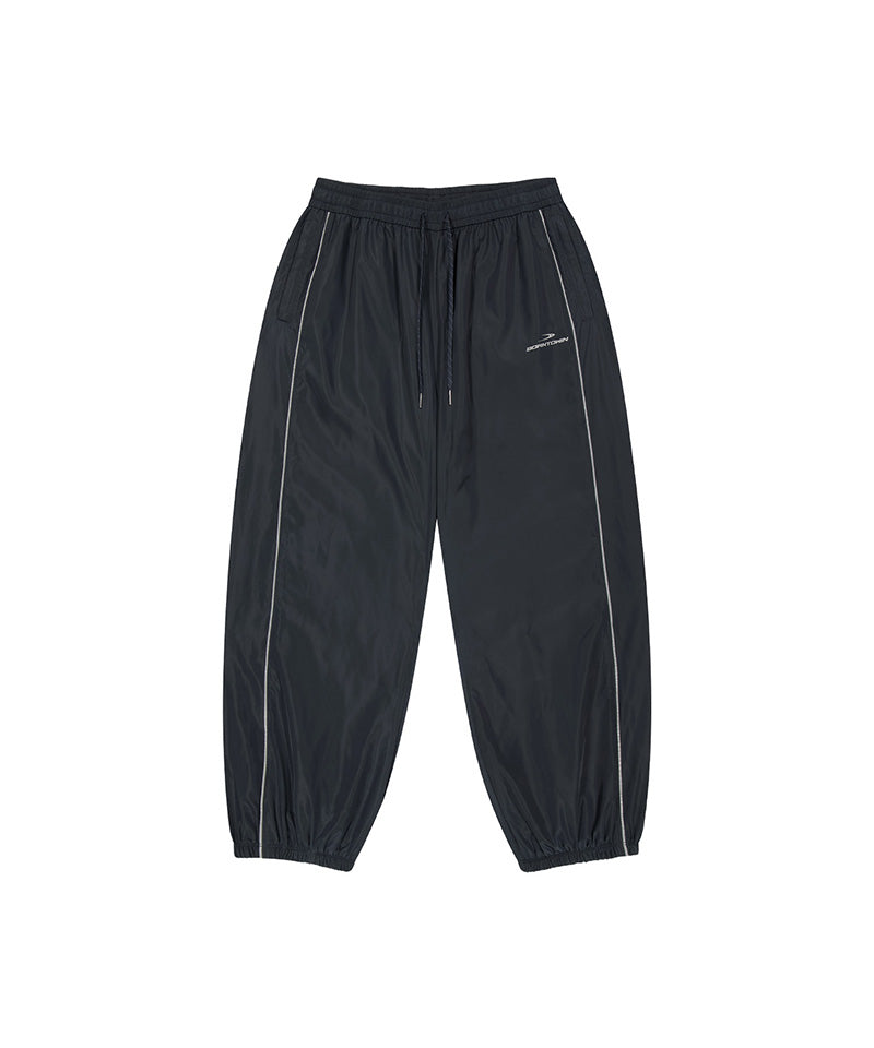 WOVEN PIPING TRACK PANTS [NAVY] – BORNTOWIN JAPAN EC-shop