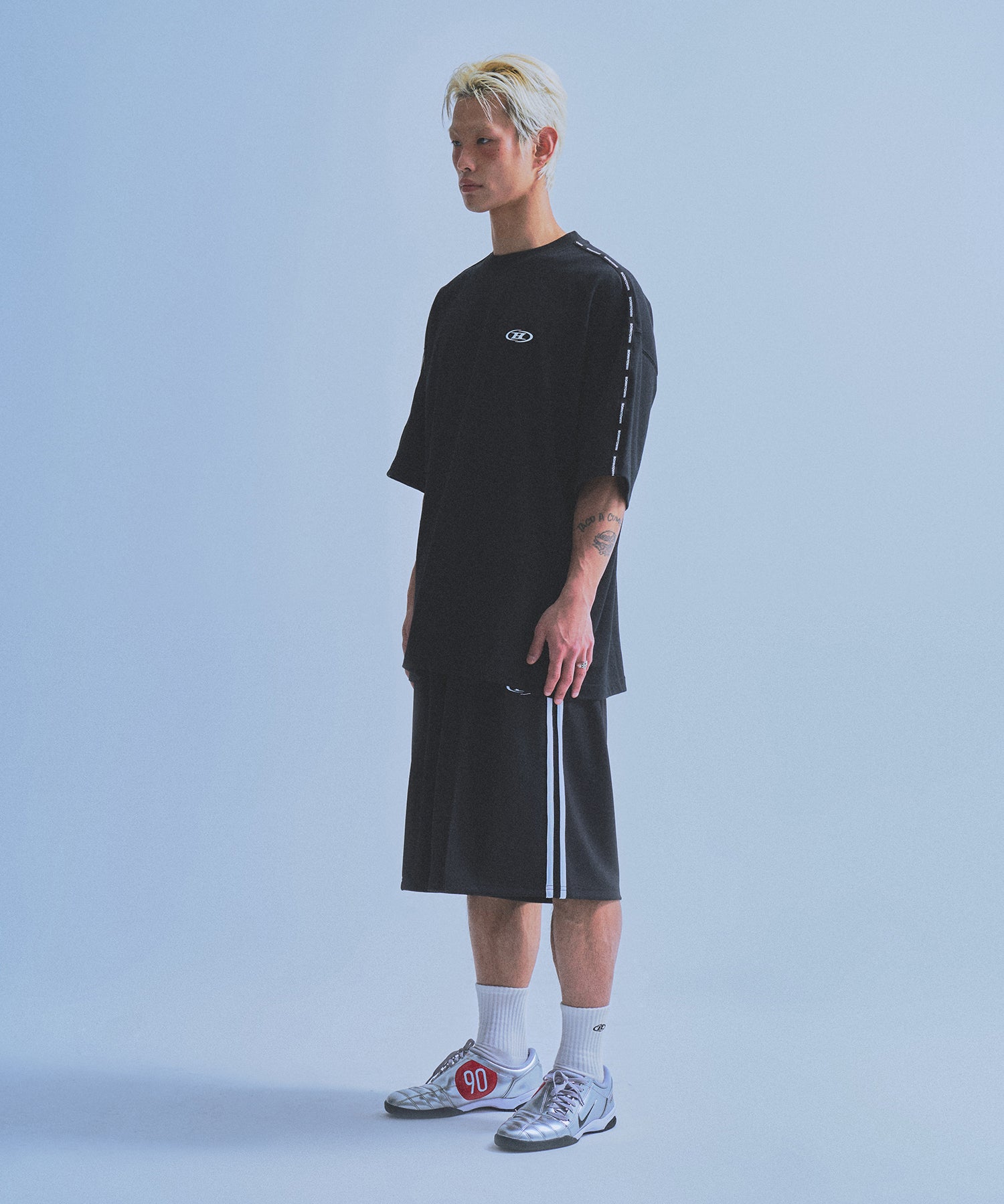 【5/9 release】BLACK LINE EXTRA FIT T-SHIRTS [BLACK]