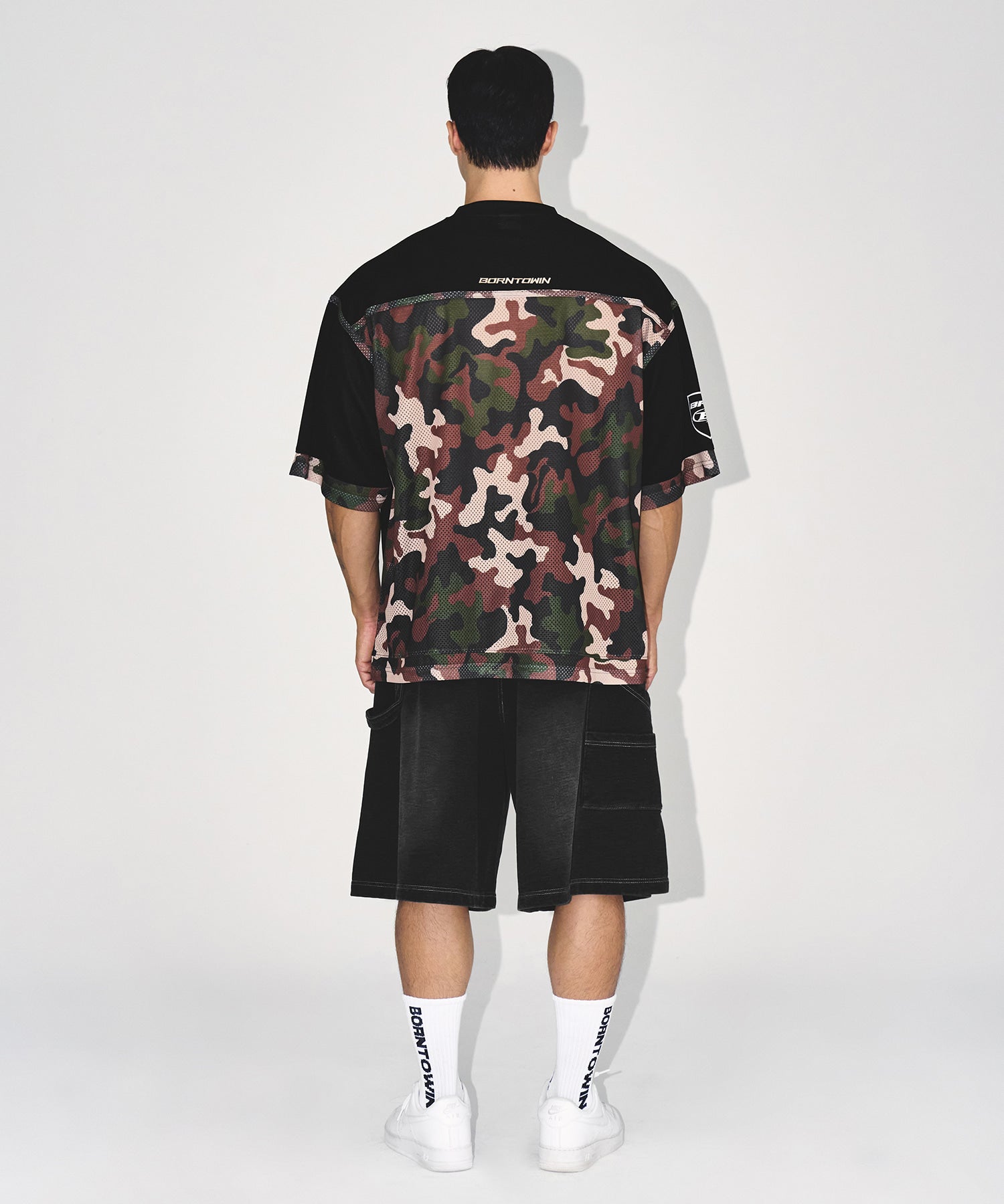 【予約販売：ご注文より1～3週間後に発送予定】MONSTERZYM 85 RUGBY JERSEY [CAMO]