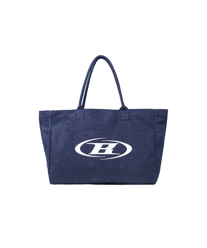 【韓国限定】SYMBOL B LOGO SHOPPER BAG [MID DENIM]