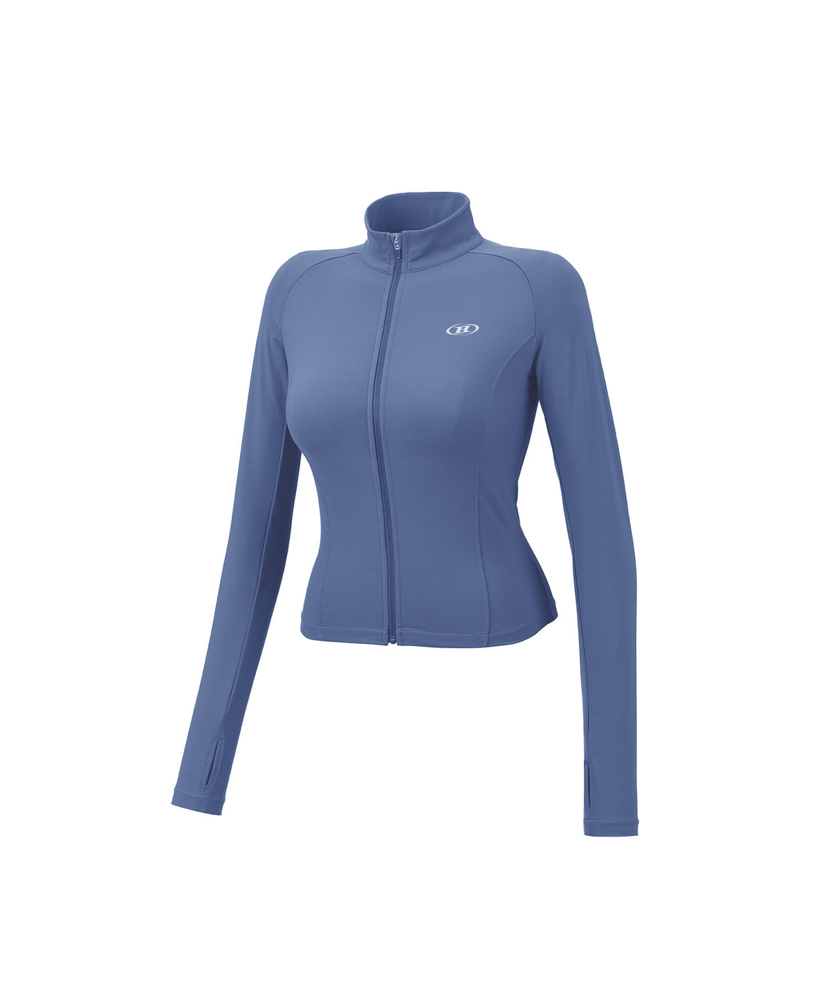 【韓国限定】W COMPRESSION FULL ZIP UP JACKET [BLUE]