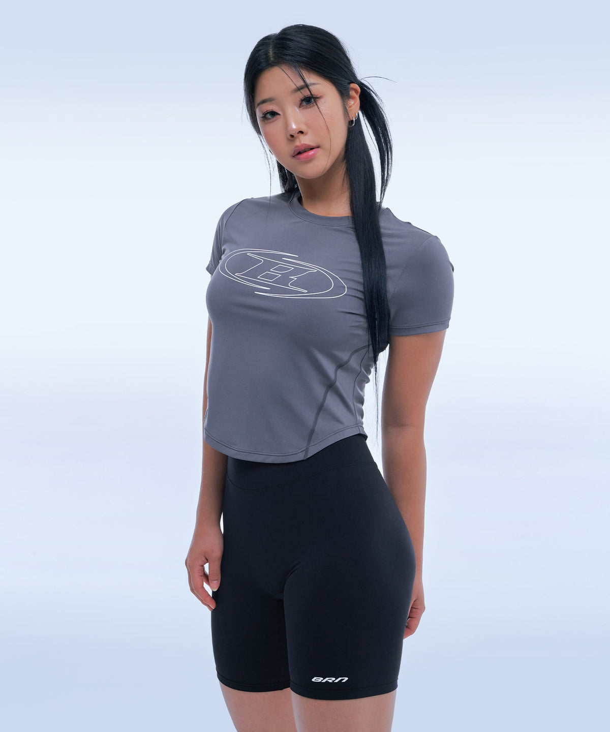 【韓国限定】QUICK DRY RELAX FIT T-SHIRTS [CHARCOAL]