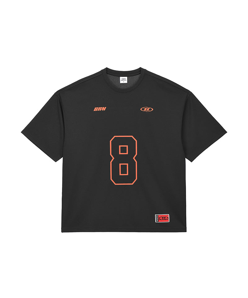 【予約販売：ご注文より1～3週間後に発送予定】BRN COOL MESH EXTRA FIT T-SHIRTS [CHARCOAL]