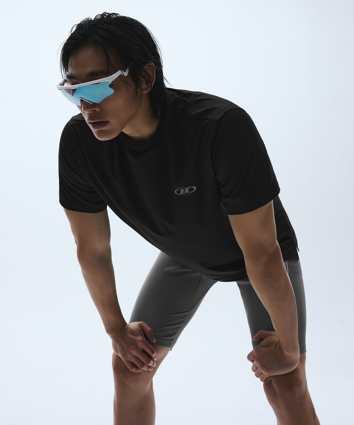 【韓国限定】SYMBOL B QUICK DRY T-SHIRTS [BLACK]