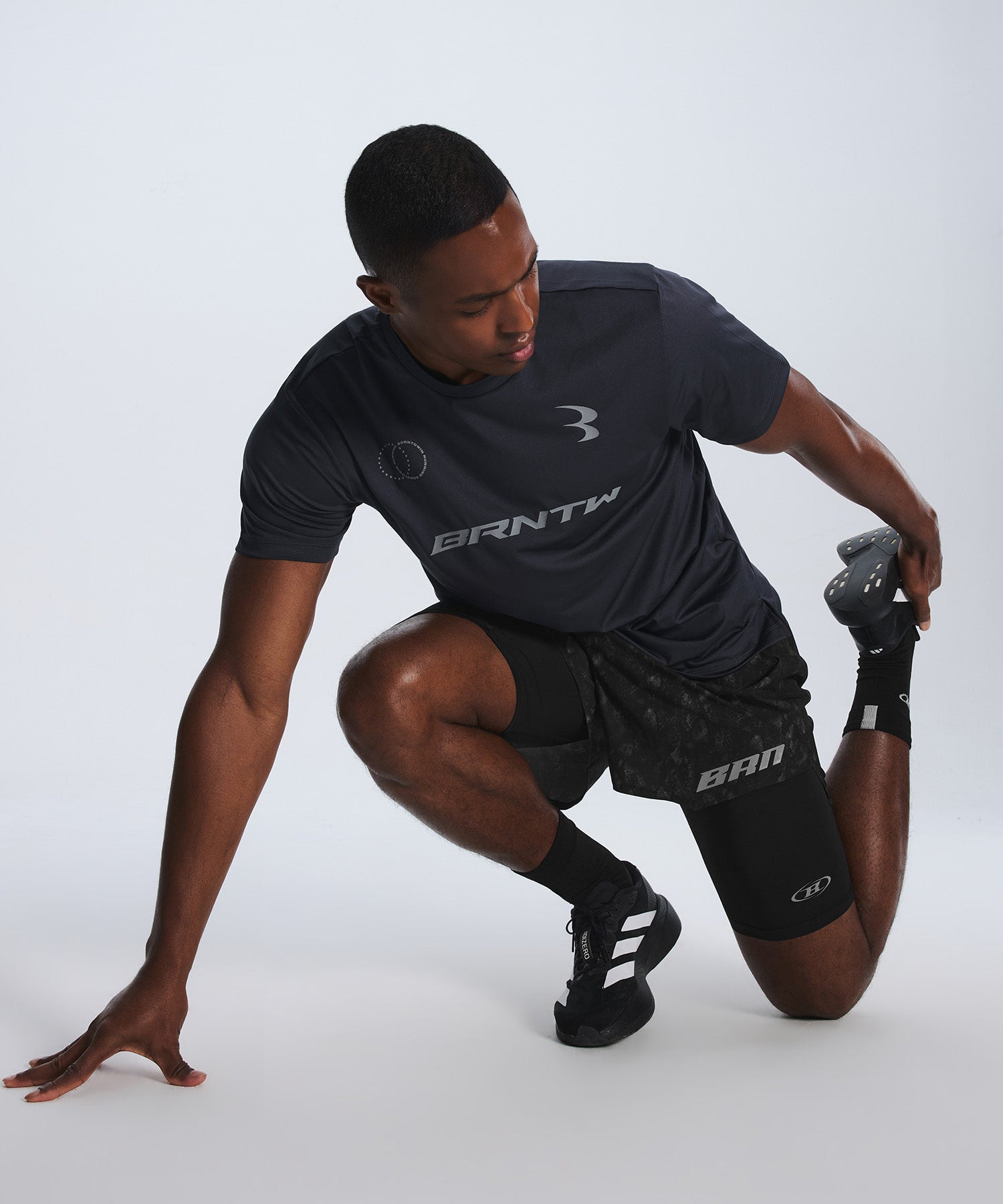 韓国限定】BRN PYTHON PATTERN 2 IN 1 SHORTS [BLACK] – BORNTOWIN