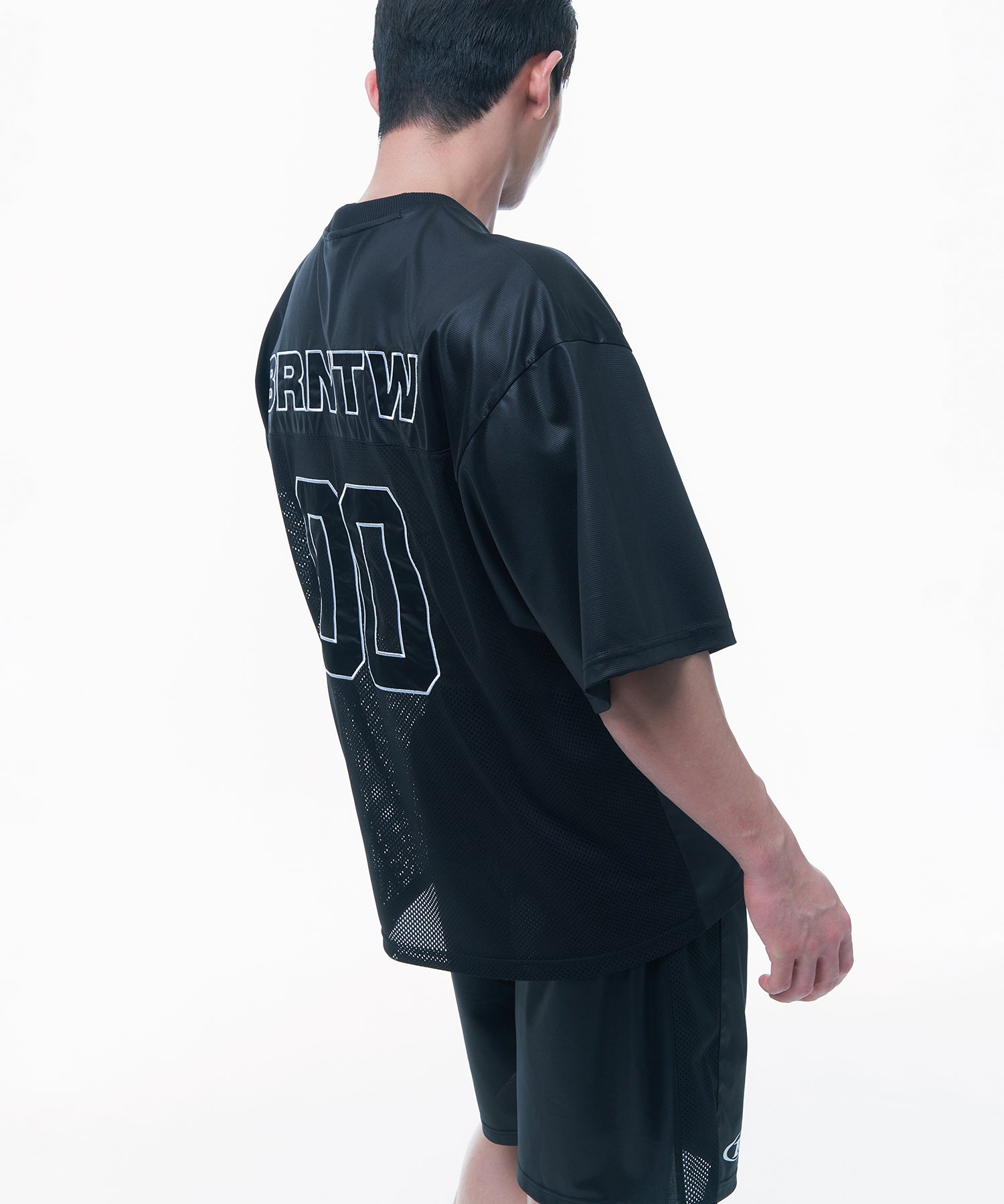 NUMBER 00 RUGBY JERSEY T-SHIRTS [BLACK]