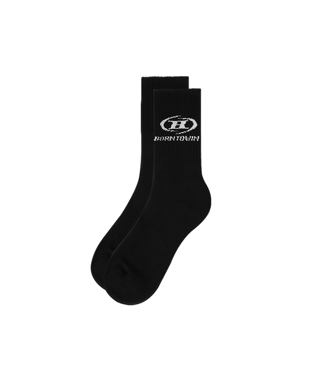 SYMBOL B LOGO SOCKS [BLACK]