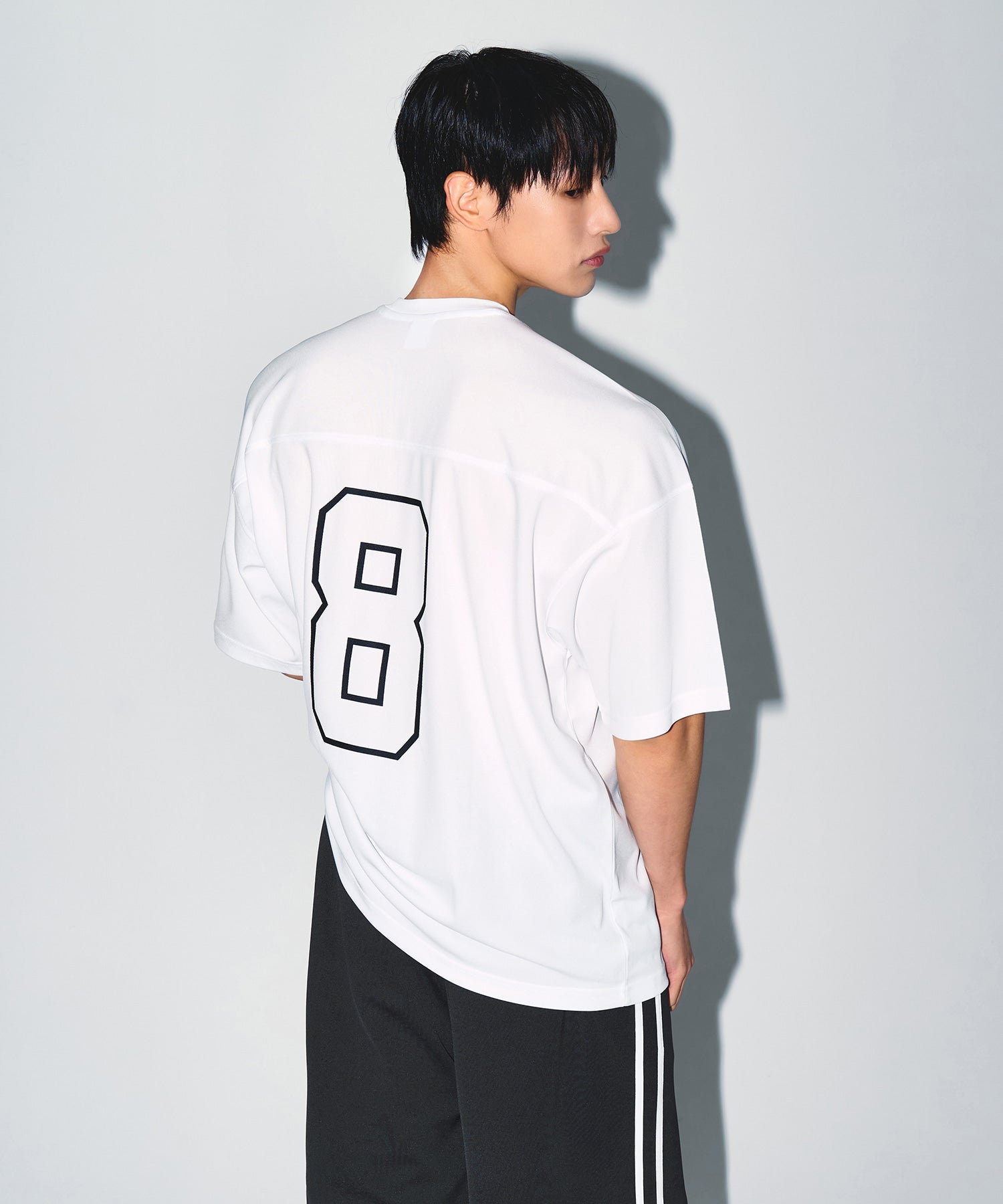 【予約販売：ご注文より1～3週間後に発送予定】BRN COOL MESH EXTRA FIT T-SHIRTS [WHITE]