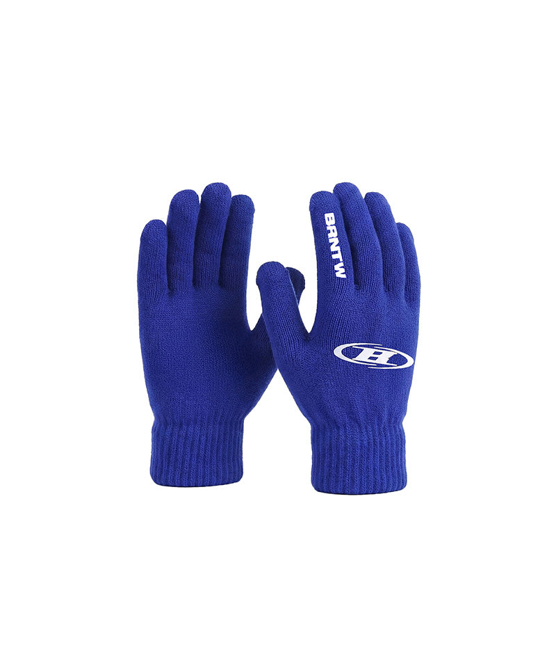 【韓国限定】SYMBOL B KNIT GLOVE [BLUE]
