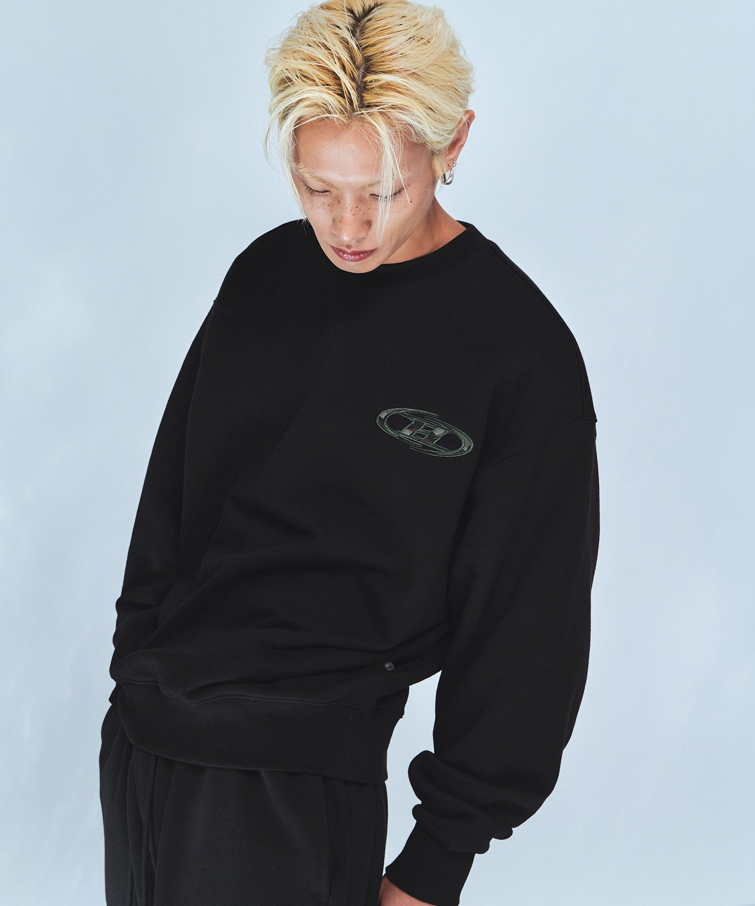 CAMO BRNTW SWEATSHIRTS [BLACK]