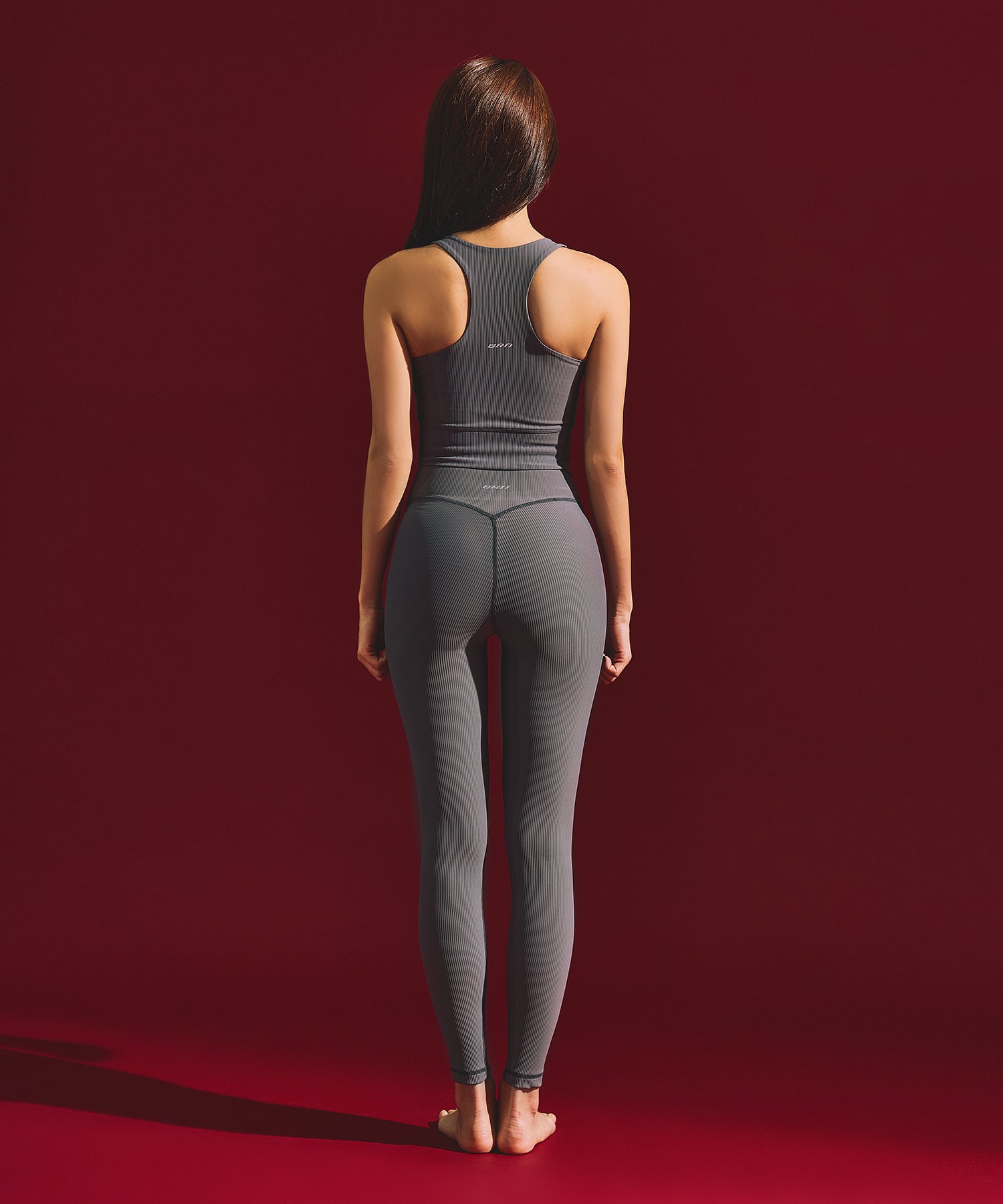 W B-FLEX LONG LEGGINGS [CHARCOAL]