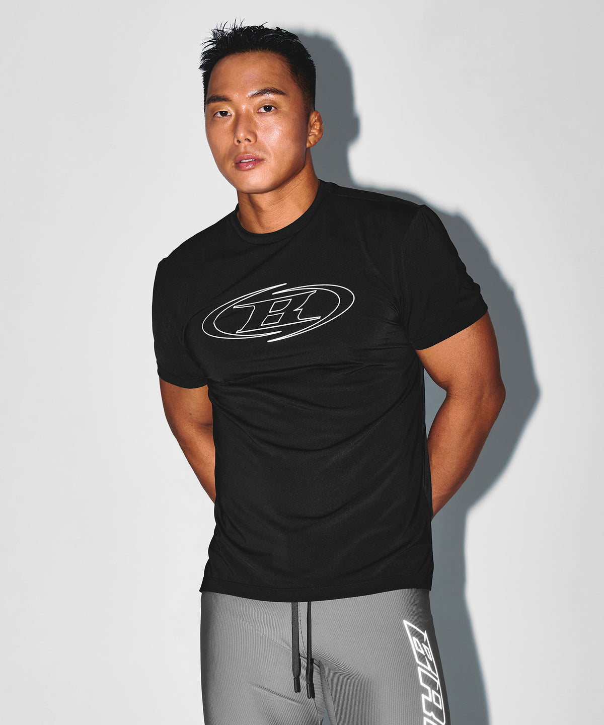 【韓国限定】STROKE B QUICK DRY T-SHIRTS [BLACK]