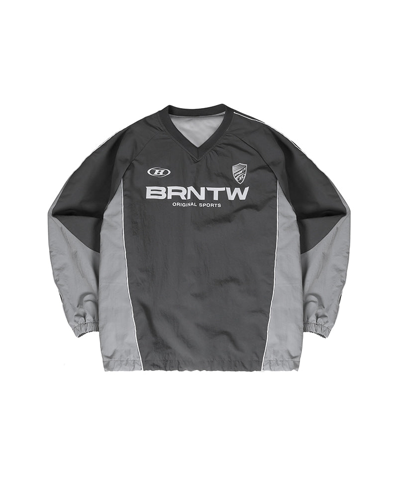 【韓国限定】BRNTW VENTILATION NYLON TOP [CHARCOAL]