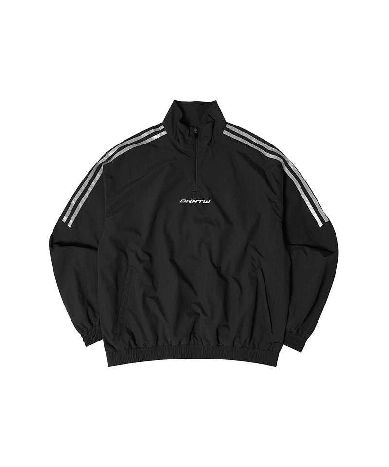 【予約販売：ご注文より1～3週間後に発送予定】REFLECTIVE LINE BIG SYMBOL ANORAK JACKET [BLACK]