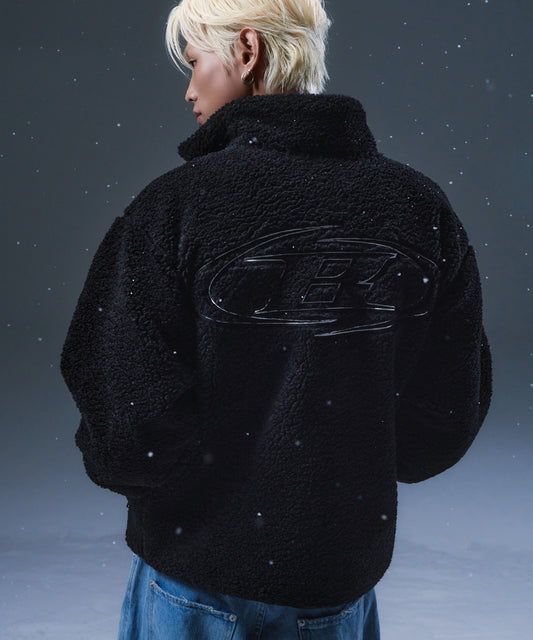 STROKE B SHERPA JACKET [BLACK]