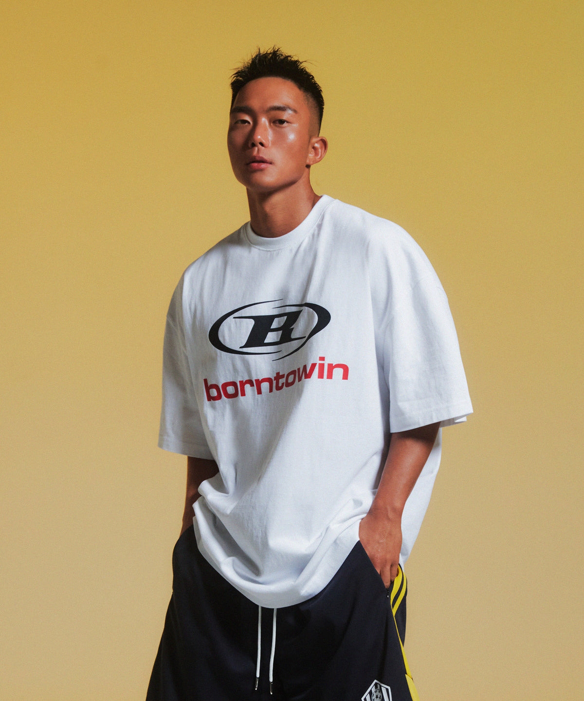 SYMBOL B LOGO T-SHIRTS [WHITE]