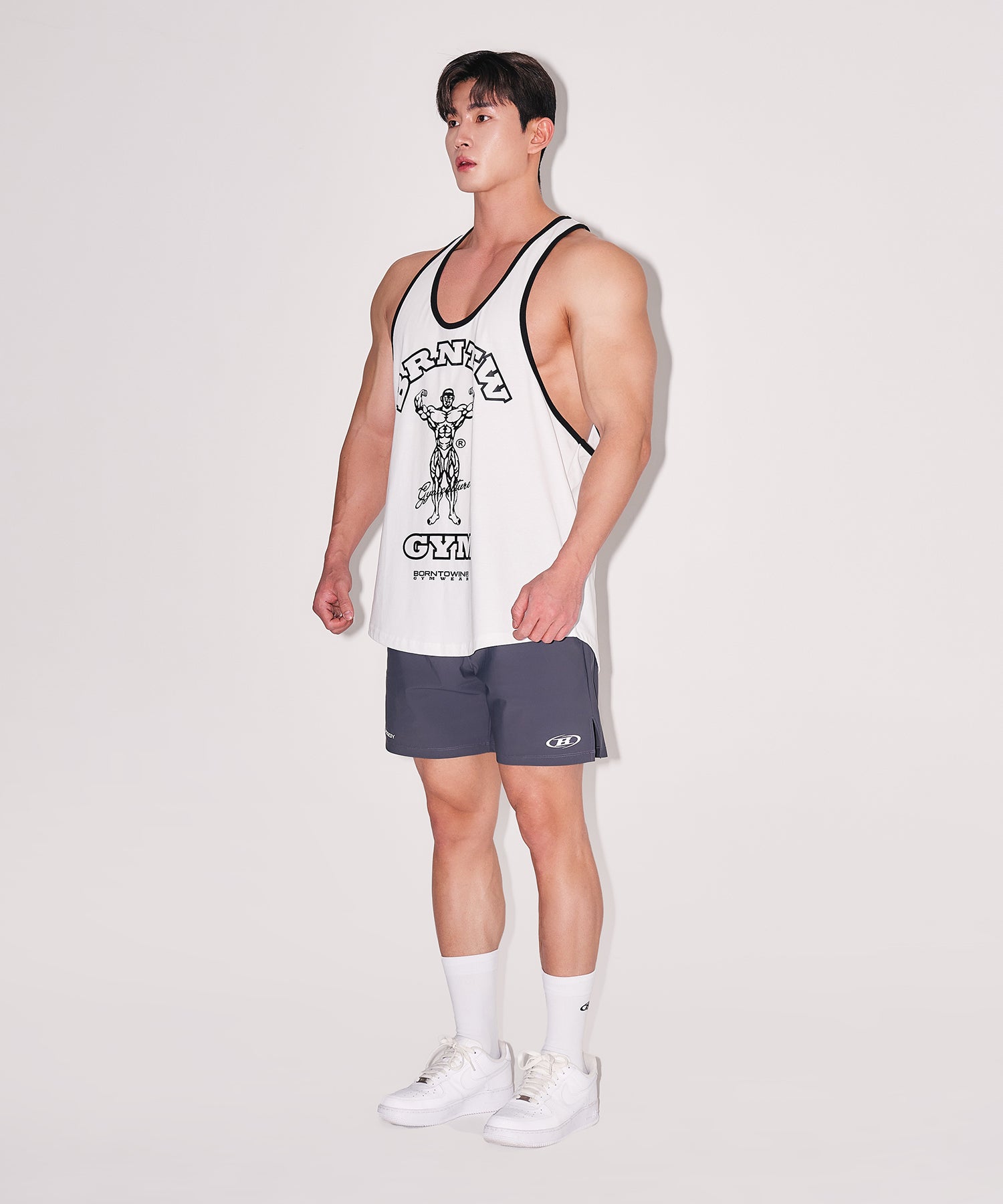RAISEBORN NEW DEEP FIT SLEEVELESS [WHITE]