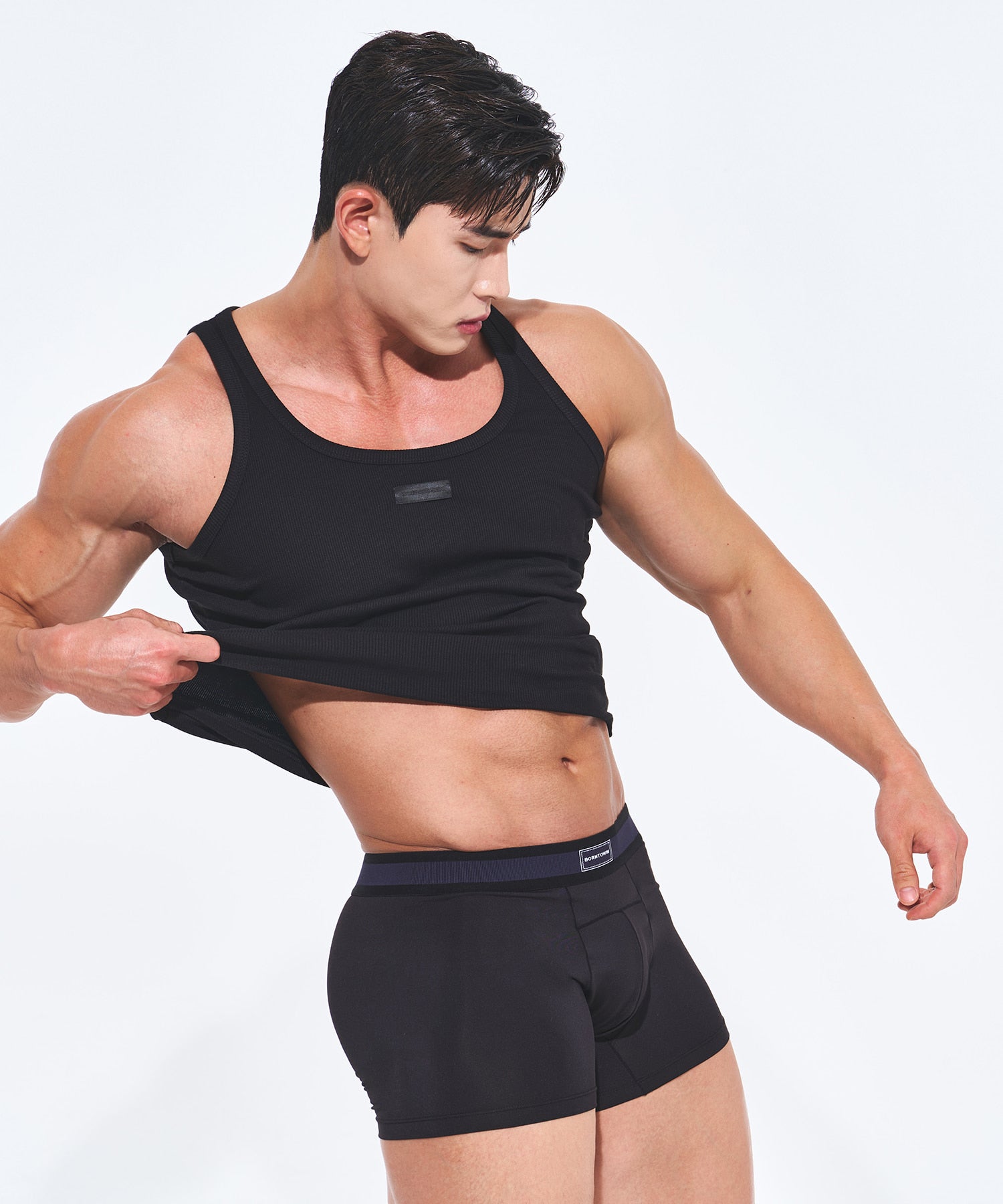 OUTBAND BOXER BRIEF [BLACK]