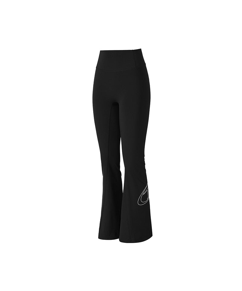 【予約販売：ご注文より1～3週間後に発送予定】W STROKE B FLEECE BOOTS CUT LEGGINGS [BLACK]