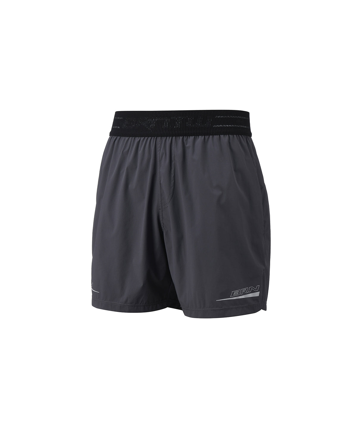 REFLECTIVE OUT BAND ACTIVE SHORTS [CHARCOAL]