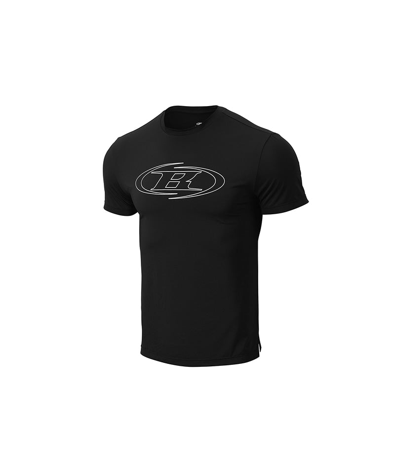 【予約販売：ご注文より1～3週間後に発送予定】STROKE B QUICK DRY T-SHIRTS [BLACK]