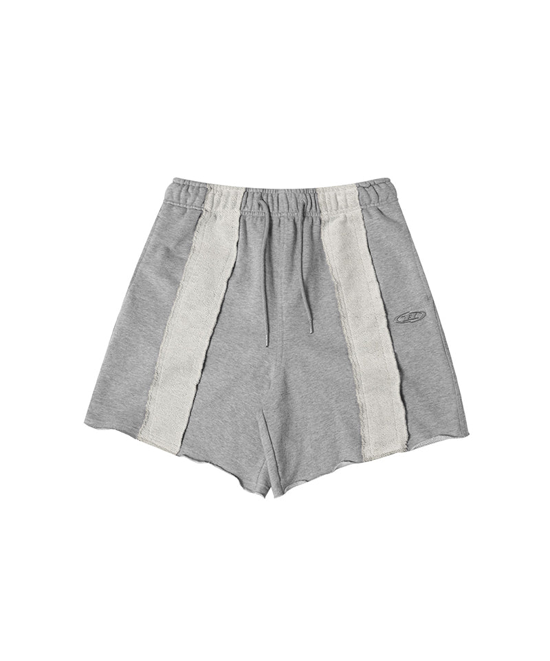 【韓国限定】REVERSE MIX HALF PANTS SHORT VER [MELANGE GREY]