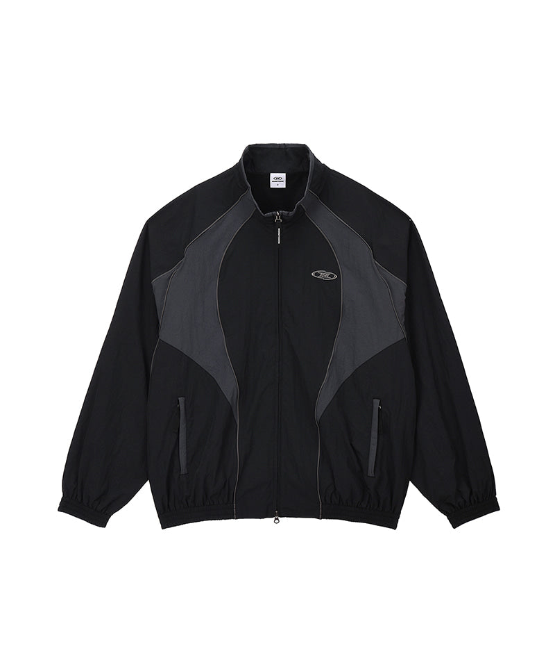 【韓国限定】NYLON BLOCK JACKET [BLACK]
