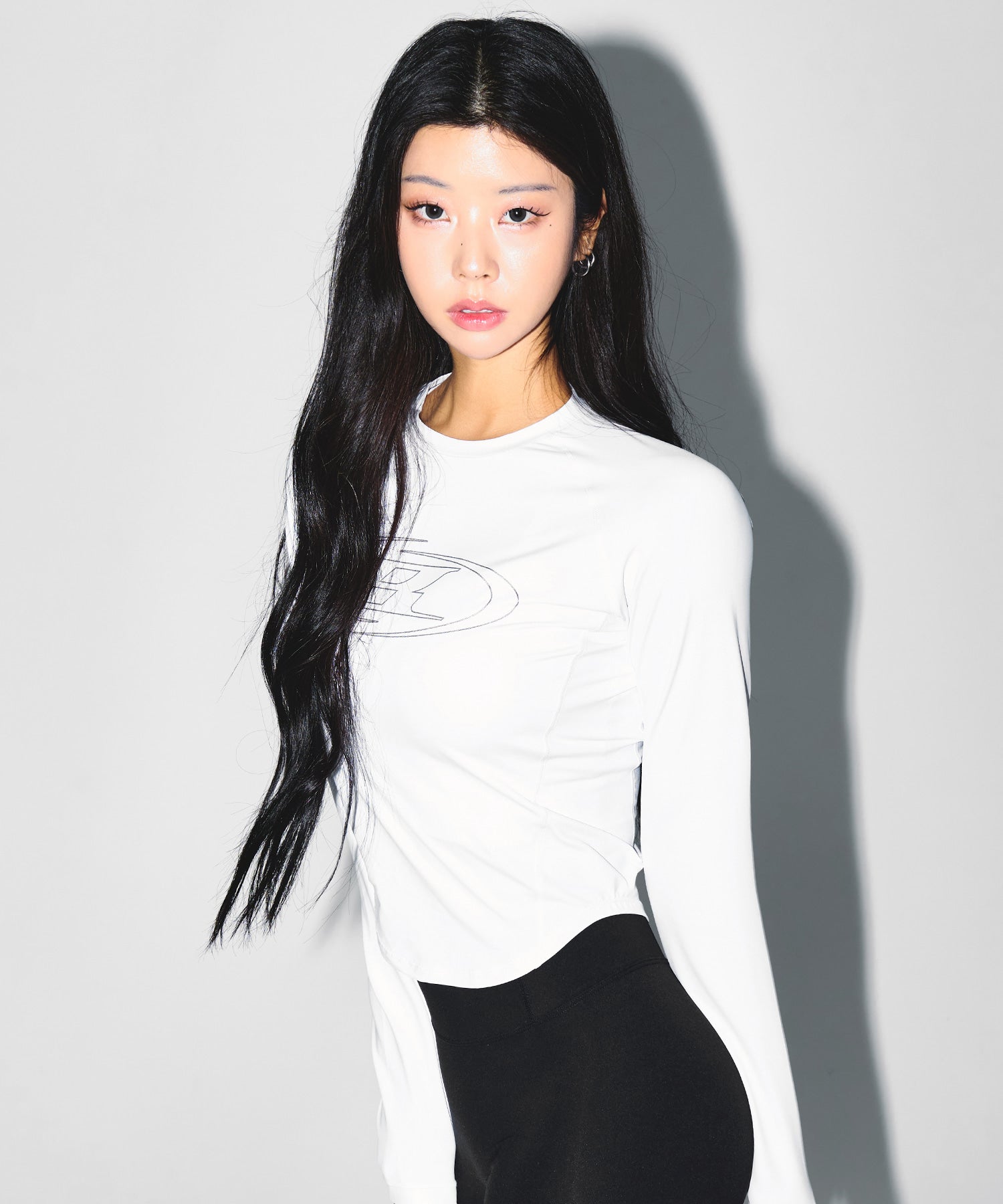 【予約販売：ご注文より1～3週間後に発送予定】W STROKE B VENTILATION LONG SLEEVE [WHITE]
