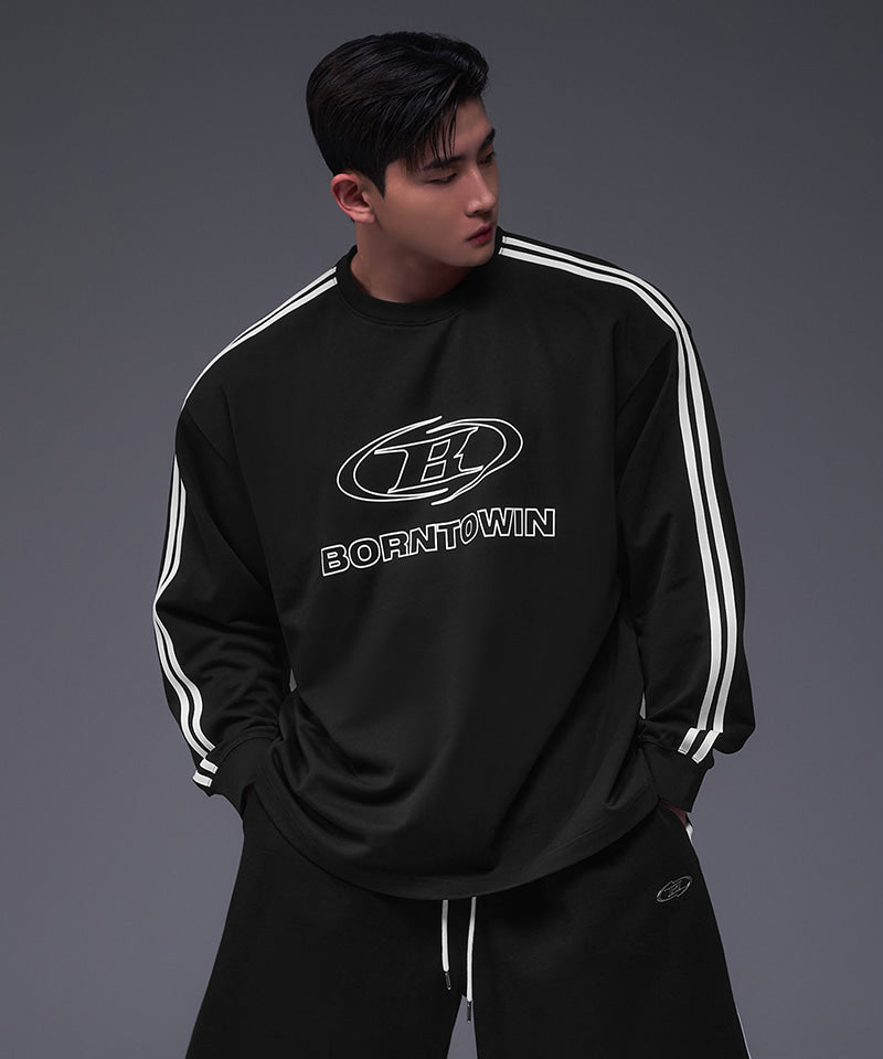SYMBOL LOGO TRACK LONG SLEEVE [BLACK]