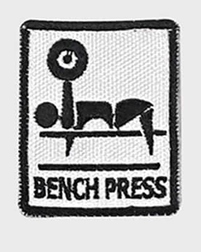 【予約販売：ご注文より1～3週間後に発送予定】 BORN TO WIN BIG THREE WEIGHT PATCH [BENCH PRESS]