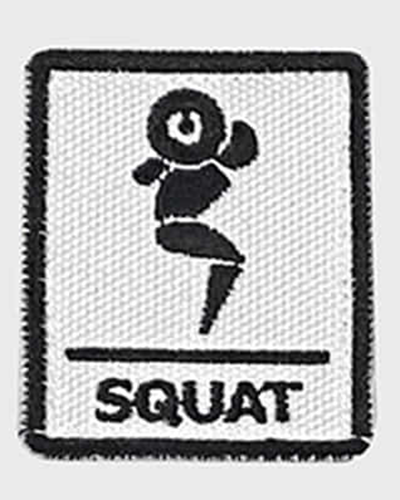 【予約販売：ご注文より1～3週間後に発送予定】 BORN TO WIN BIG THREE WEIGHT PATCH [SQUAT]