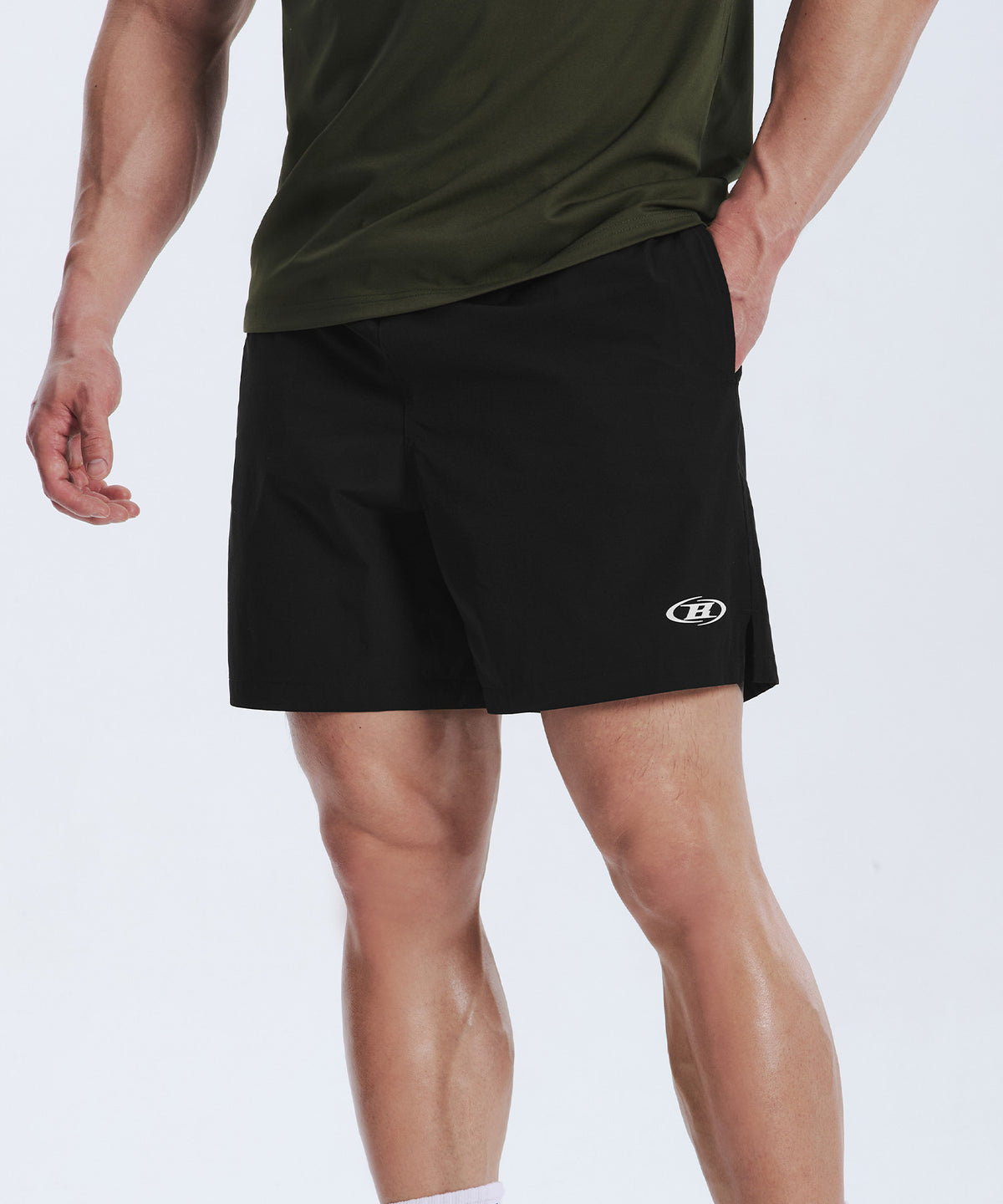 【韓国限定】SYMBOL B ESSENTIAL ACTIVE SHORTS [BLACK]