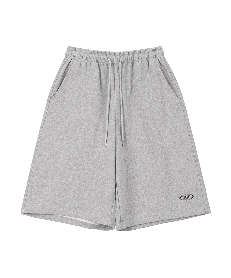 【予約販売：ご注文より1～3週間後に発送予定】W SILVER B BERMUDA PANTS [MELANGE GREY]