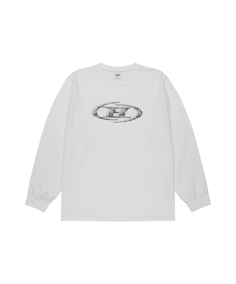 【韓国限定】CAMO B LOGO LONG SLEEVE [WHITE]