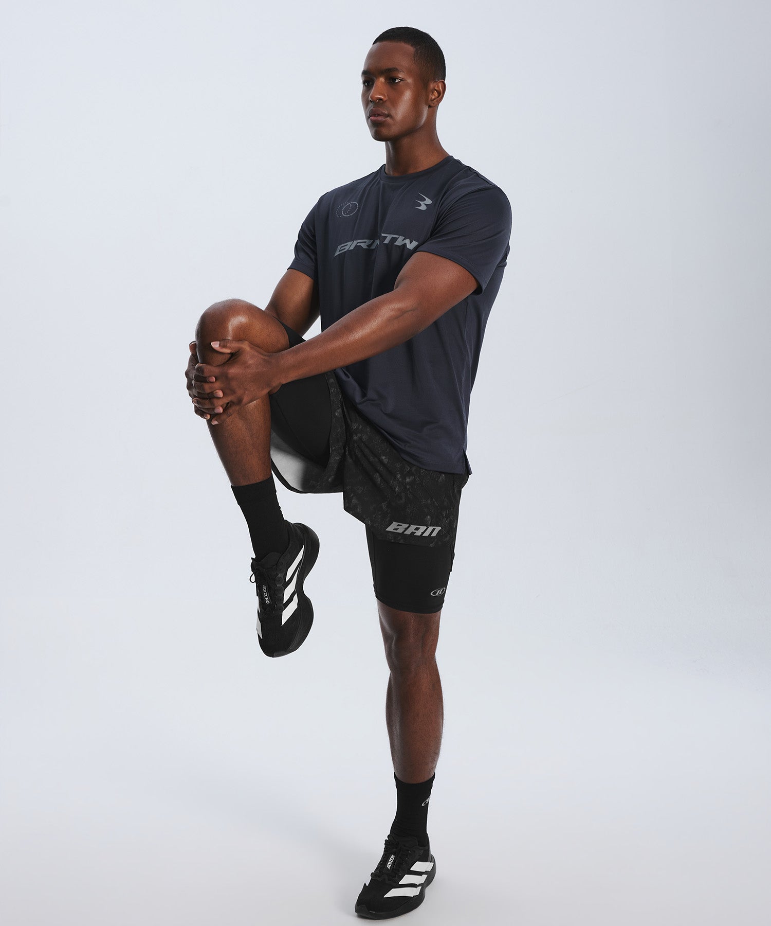 韓国限定】BRN PYTHON PATTERN 2 IN 1 SHORTS [BLACK] – BORNTOWIN