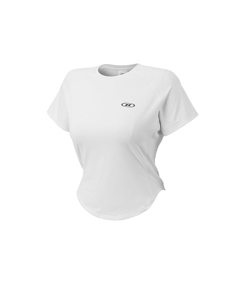 【予約販売：ご注文より1～3週間後に発送予定】W SYMBOL B VENTILATION T-SHIRTS [WHITE]