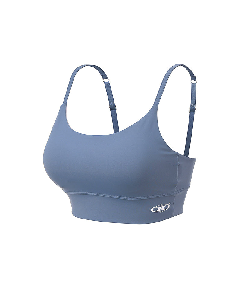 【予約販売：ご注文より1～3週間後に発送予定】SQUARE FIT BRA TOP  [BLUE]