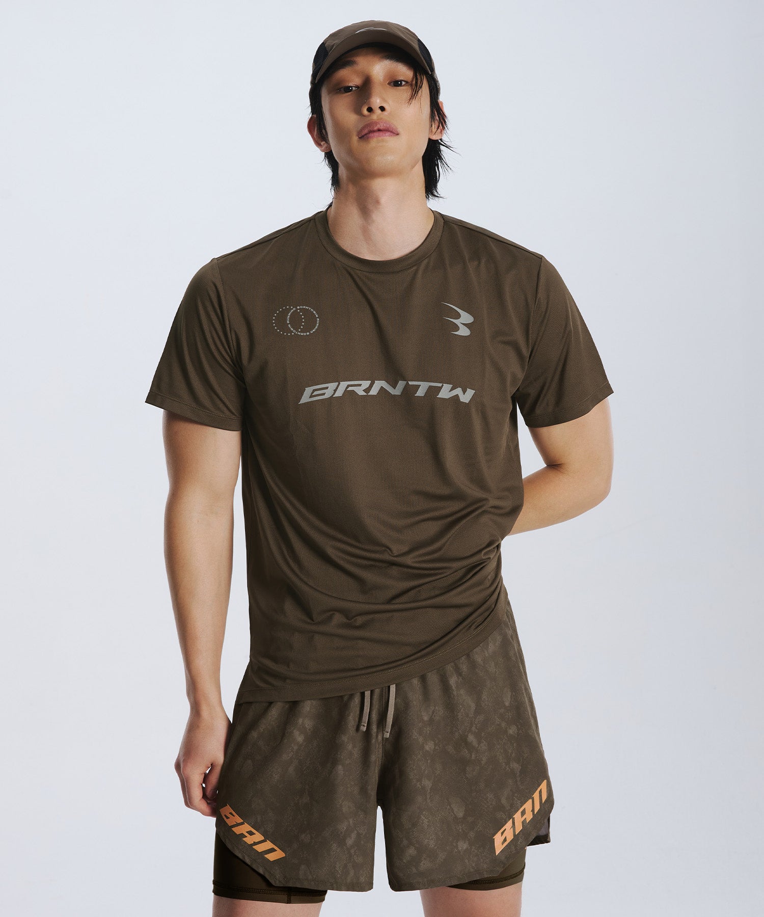 韓国限定】BRN PYTHON PATTERN 2 IN 1 SHORTS [BROWN] – BORNTOWIN