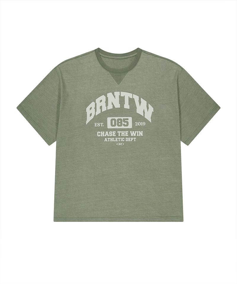 【予約販売：ご注文より1～3週間後に発送予定】[3/20以降発送] BRNTW PIGMENT EXTRA FIT T-SHIRTS [CHARCOAL]