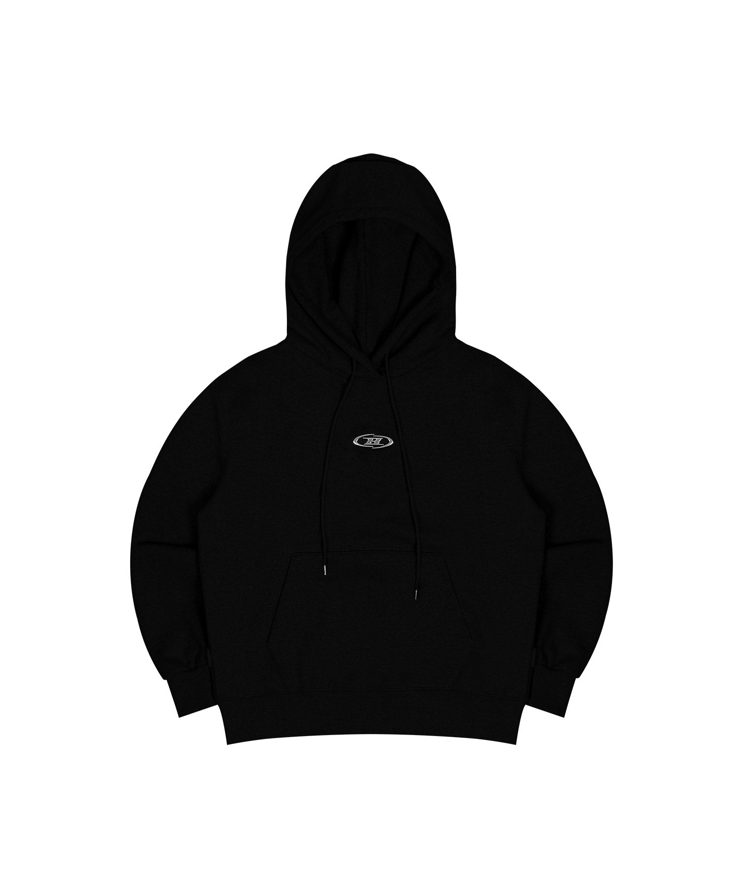 BIG CHROME B LOGO HOODIE [BLACK]