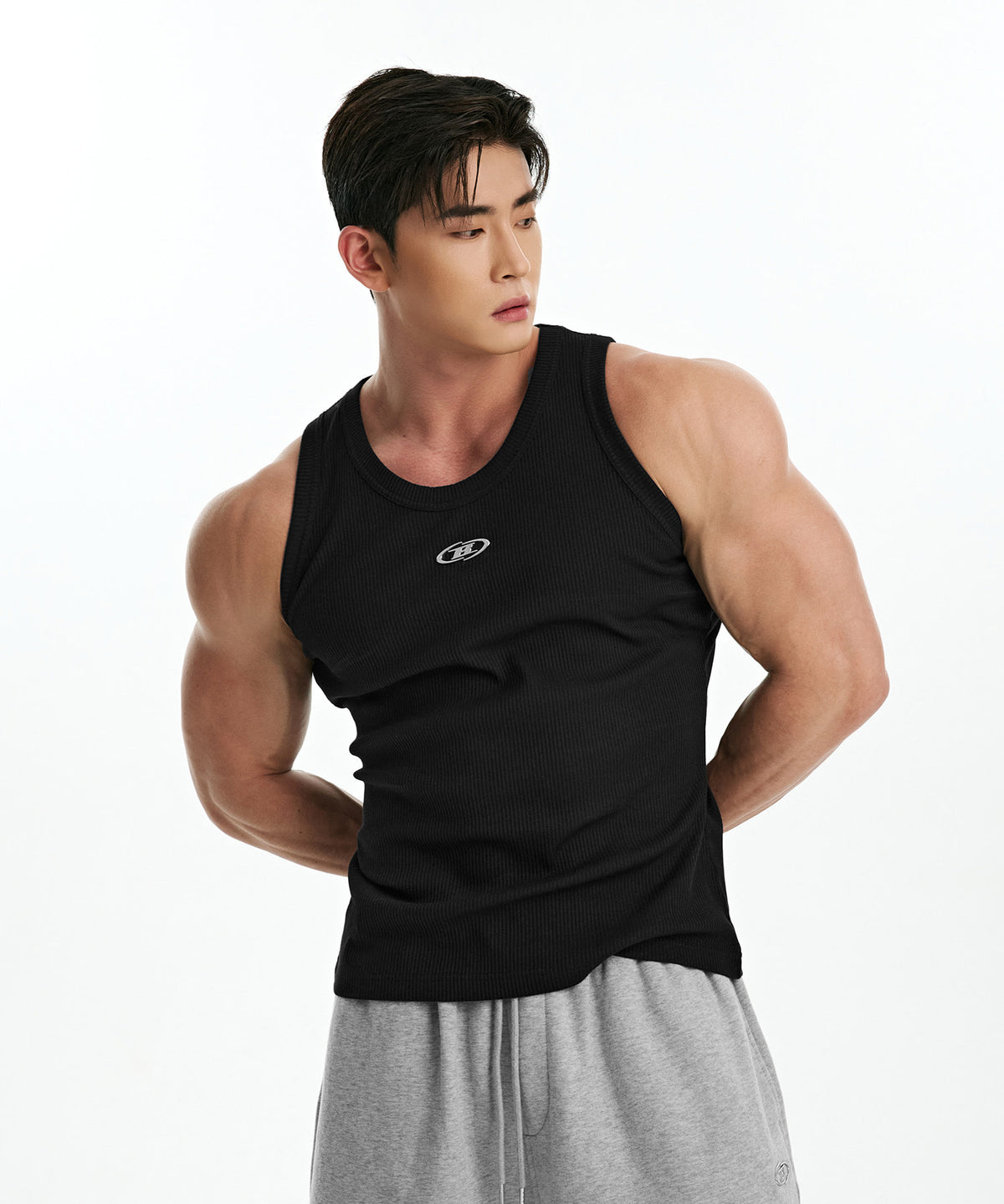 B-SYMBOL LOGO SLEEVELESS_NON MESH VER [BLACK]