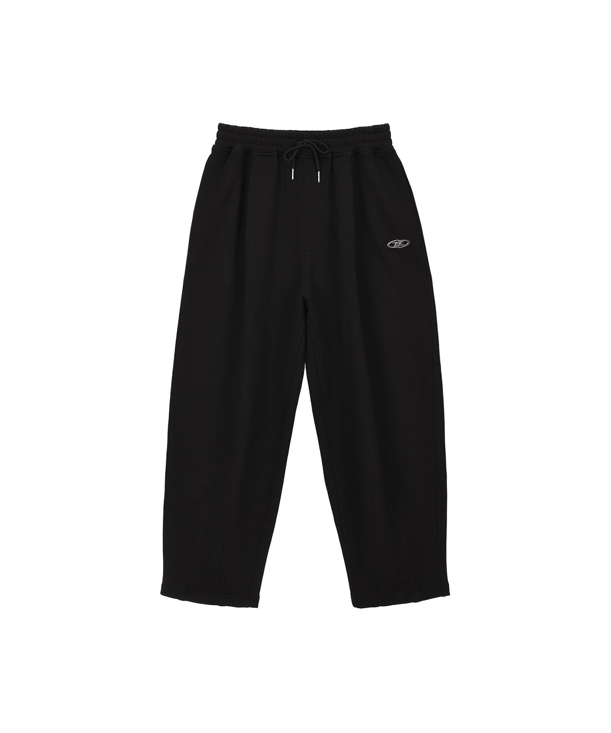 【韓国限定】CHROME B MAXI WIDE PANTS [BLACK]