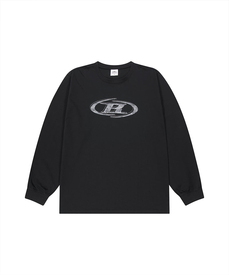 【韓国限定】CAMO B LOGO LONG SLEEVE [BLACK]
