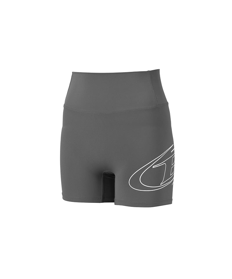 【予約販売：ご注文より1～3週間後に発送予定】W STROKE B 3.5 BIKER SHORTS [CHARCOAL]