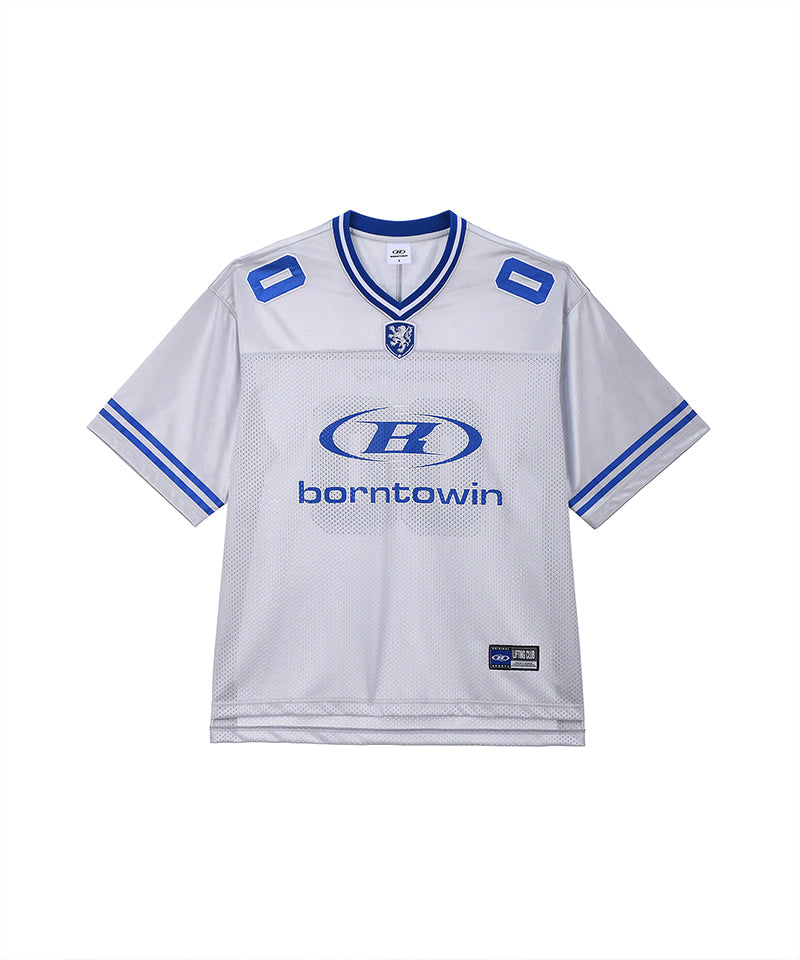 BORNTOWIN RUGBY JERSEY サイズ1 LYFT SYMBOL B RUGBY JERSEY T-SHIRTS [SILVER] – BORNTOWIN JAPAN EC-shop