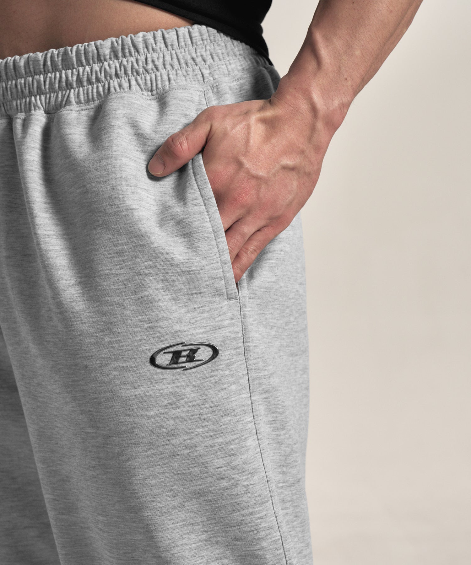 SILVER B-SOFT TOUCH PANTS [MELANGE GREY] – BORNTOWIN JAPAN EC-shop