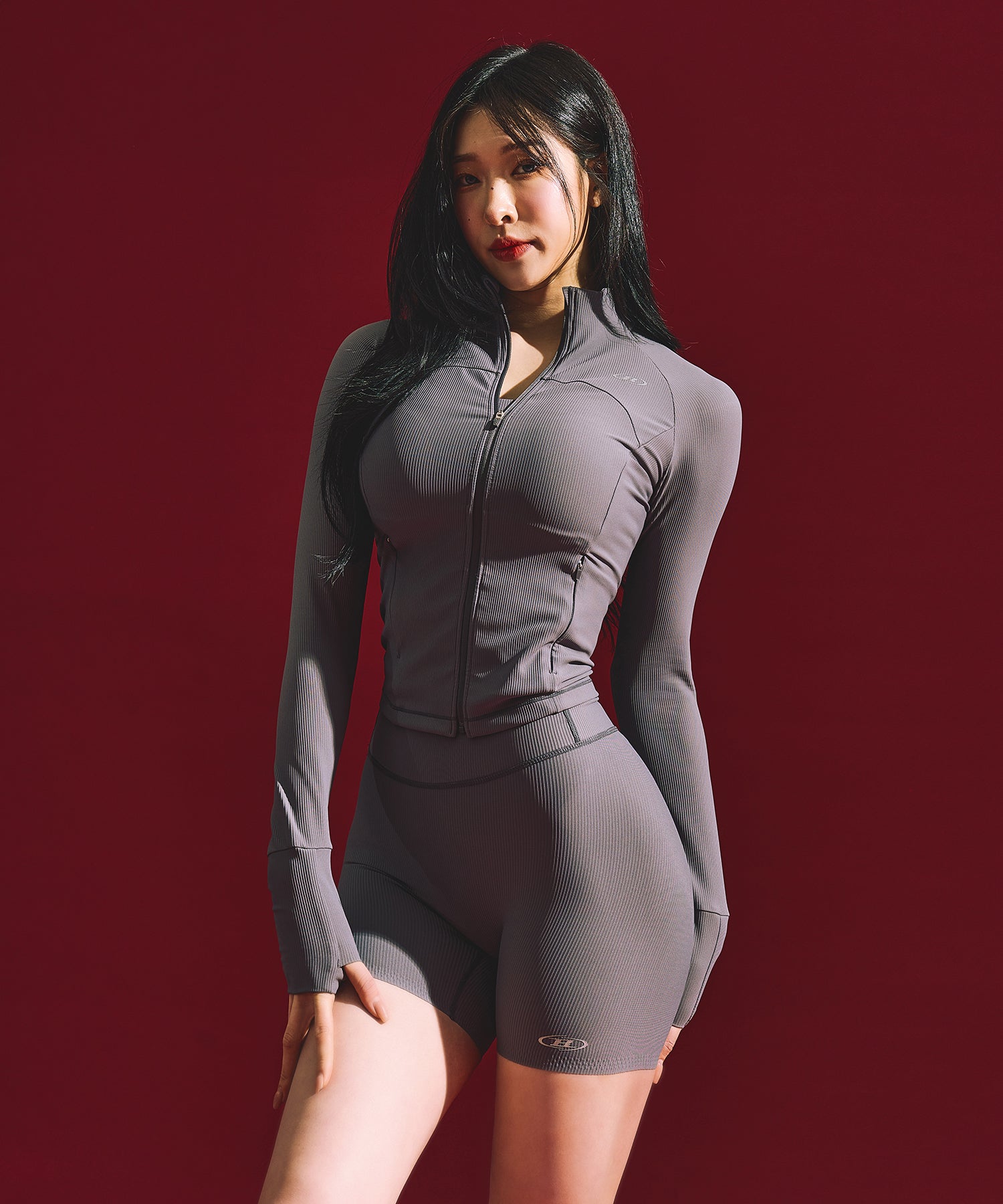 W B-FLEX 3.5 BIKER SHORTS [CHARCOAL]