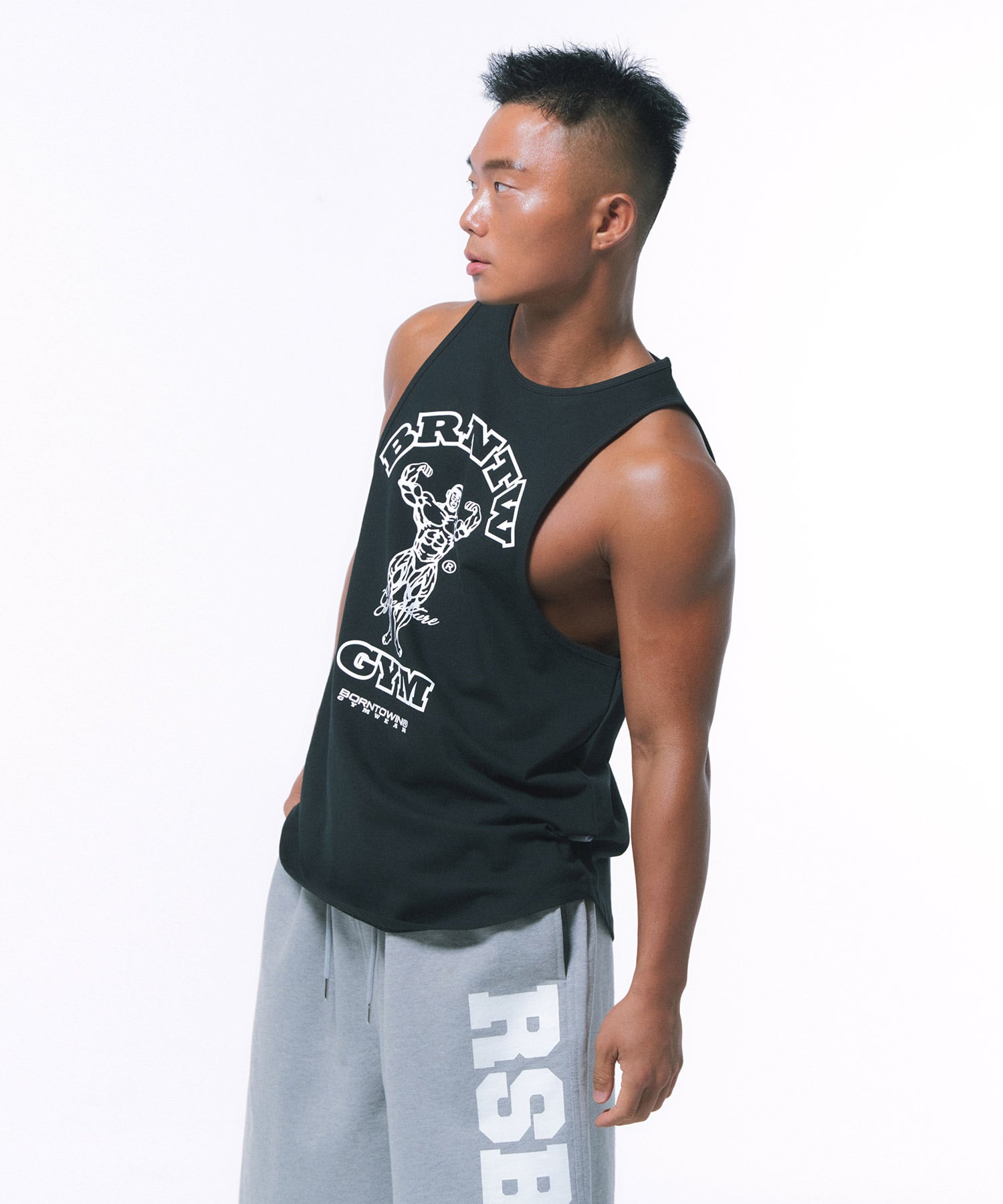 RAISEBORN NEW FIT SLEEVELESS [BLACK]