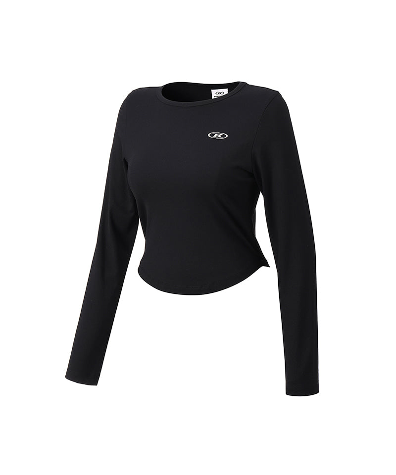 【予約販売：ご注文より1～3週間後に発送予定】W B-SOFT EASY LONG SLEEVE [BLACK]