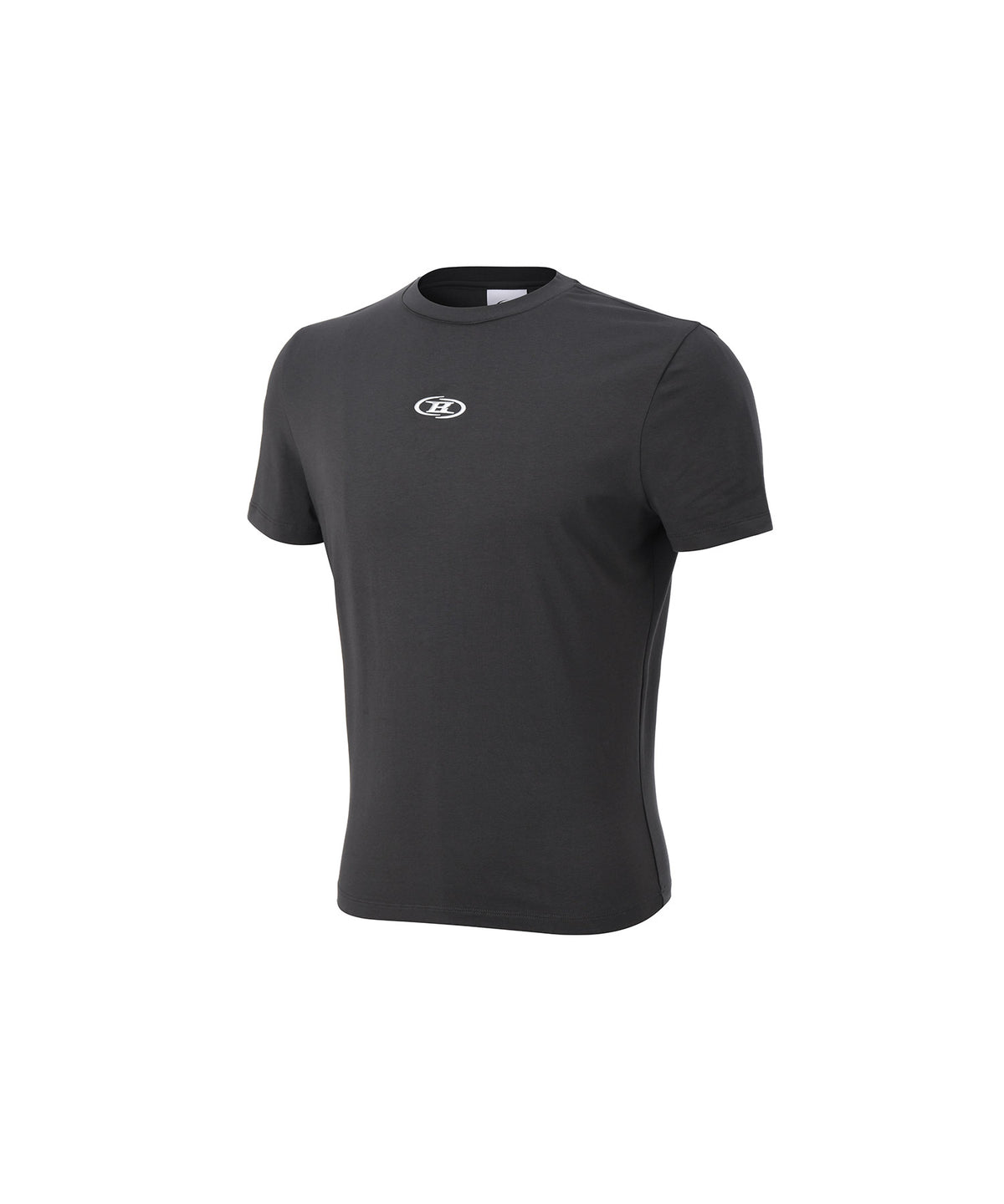 SILVER B LOGO MUSCLE FIT T-SHIRTS [CHARCOAL]